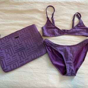 Triangl Swimwear Purple Bikini Set